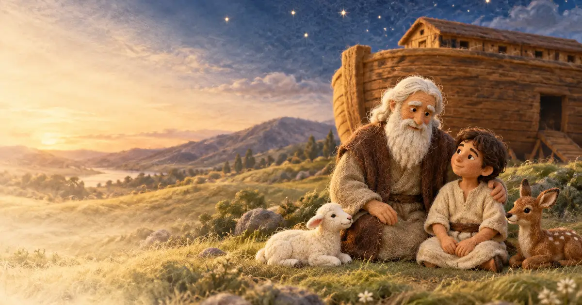 I made a small, gentle Bible story reader for kids 4-8
